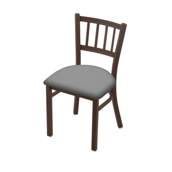 610 Contessa 18" Chair with Bronze Finish and Canter Folkstone Grey Seat