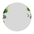 thumbnail image 4 of HAOXIT Nursery, Round Tablecloths,Big Trees and Friendly Animals Wildlifes, Water-Proof Table Cover for Dining Tables, 54-58, 4 of 8