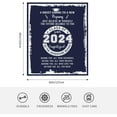 thumbnail image 2 of 2024 Graduation Gifts, Graduation Gifts for Him/Her, Graduation Gifts for Men/Women Blanket 50"X60", Class of 2024 Graduation Gifts, PHD/College/High School/Masters Degree Graduation Gifts, 2 of 5