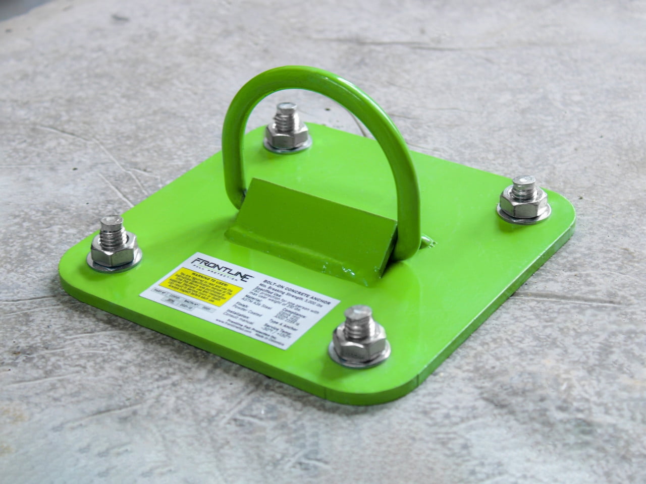 Frontline COP01 Concrete and Steel D-Ring Reusable Anchor Plate