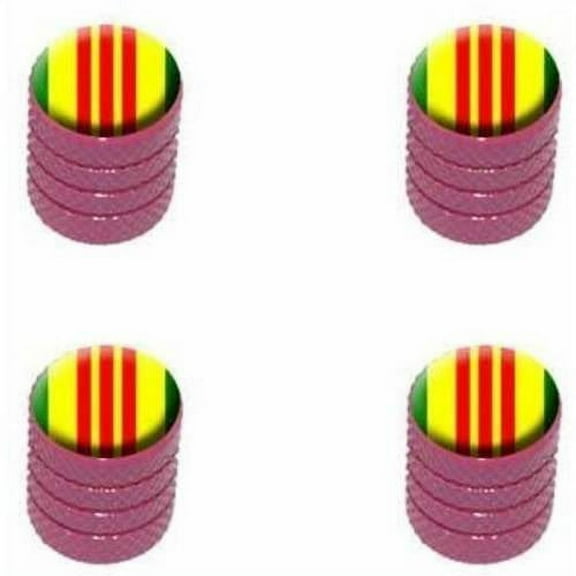 Vietnam Veteran Tire Rim Wheel Aluminum Valve Stem Caps, Multiple Colors