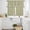 Light Beige Grass Green, variant on Brown Floral Kitchen Curtains Sets for Windows 36 Inch Length, Vintage Rustic Flowers Botanical Spring Rod Pocket Window Treatments Tier Curtains and Valances Set for Bedroom/Bathroom