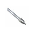 thumbnail image 4 of Forney Industries Tree Pointed Burr SG-3 - Tungsten Carbide, 1/4 In Shank, 70,000 RPM, 3/8 In, 4 of 6