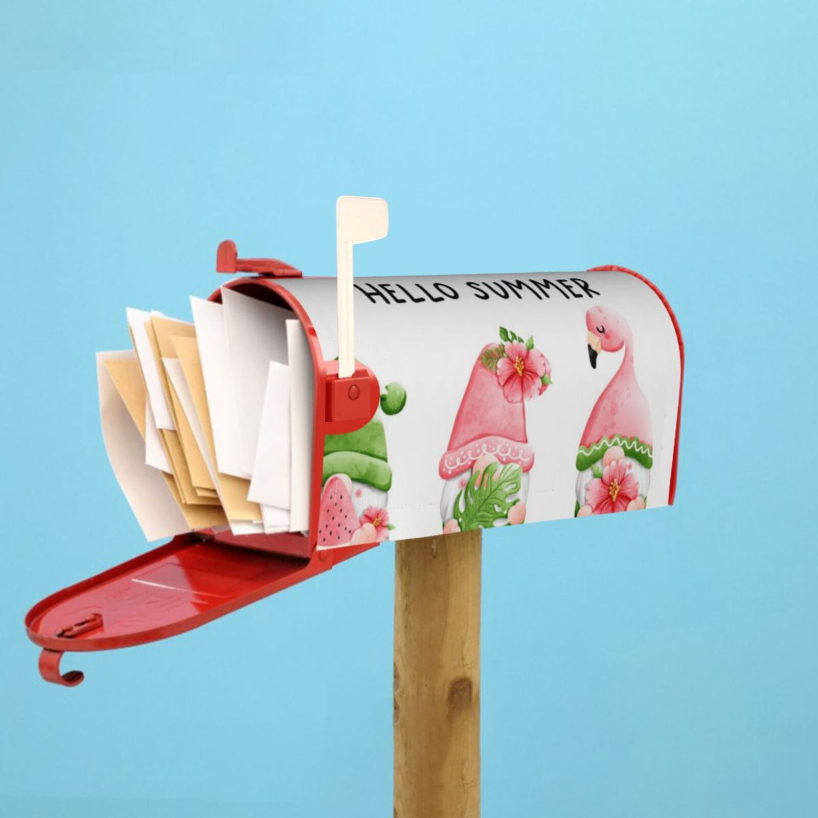 Kdxio Magnetic Mailbox Cover 21x18 in Mailbox Cover Outdoor Decoration Holiday Mailbox Covers for Home Garden Yard-21x18 in