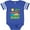 Football Blue and White, variant on Inktastic I Love Maui Boys or Girls Baby Bodysuit