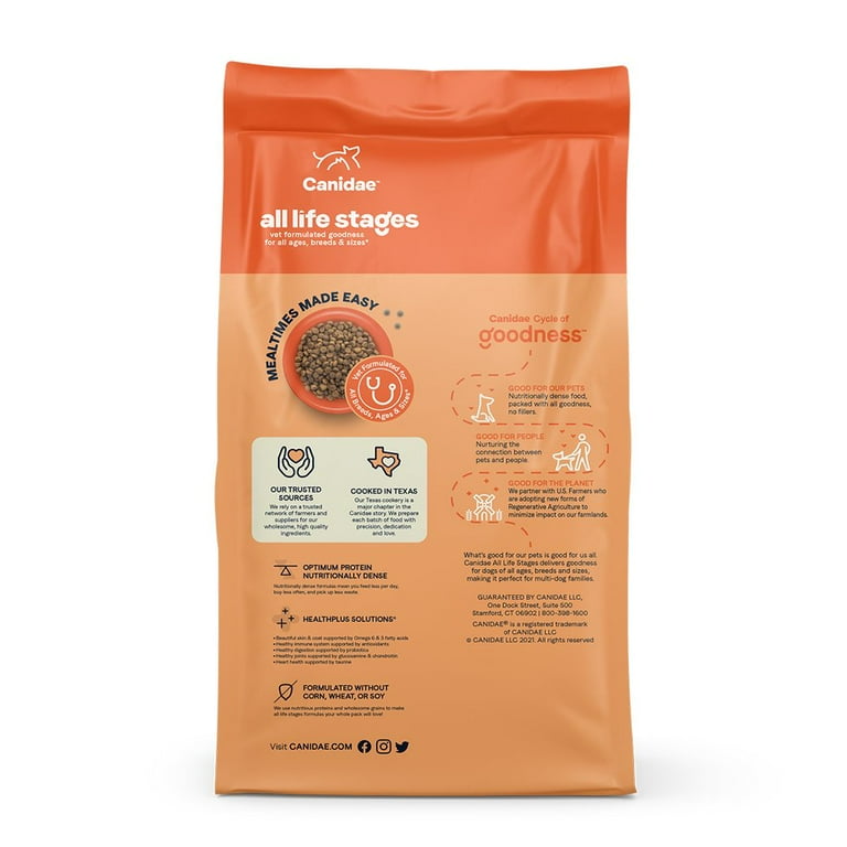 CANIDAE All Life Stages Dry Dog Food Lamb Meal Rice 5 lb Walmart