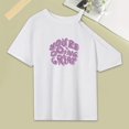 thumbnail image 1 of Camiseta para mujer básica camiseta suave cuello redondo para oficina trabajo desplazamientos playa M, 1 of 8