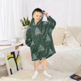 thumbnail image 6 of FORMRS Wearable Blanket Hoodie with Sleeves for Kids Cozy Flannel Sweatshirt, New Year Tree Pattern, 6 of 7