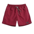 thumbnail image 2 of FRSASU Short Cargo Décontracté pour Homme Randonnée Plein Air Short de Sport Décontracté avec Multiples Poches Bordeaux, 2 of 5