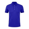 thumbnail image 2 of QATAINLAV Polo Shirts for Men Short Sleeve Golf Shirt Casual Button Athletic Collared Tennis T-Shirt Basic Solid Color Tees Big and Tall Tops Prime Sales Today Blue 3XL, 2 of 8