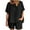 Black, variant on ibuvkizy Two Piece Sets for Women,Summer Casual Outfit Sets,Women Jogger Outfit Plus Size,Women Casual Summer Round Neck Short Sleeve Tops and Shorts Two Set Suit,Womens Clothing