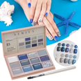 thumbnail image 4 of Esmalte de uñas de gel Zulema Fototerapia Serie azul gris, 4 of 8