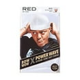 thumbnail image 3 of RED by Kiss Bow Wow X Power Wave Extreme Shine Silky Durag, Breathable, Long Tail Doo Rag for Maximum Wave Compression, Smooth Wide Straps, Durable Headwrap Turban Style (White), 3 of 3