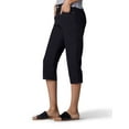 thumbnail image 2 of Lee Women's Relaxed Fit Capri Jean, Black, 18, 2 of 3