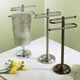 thumbnail image 2 of Gatco 1545BZ Countertop S-Style Hand Towel Holder, Bronze, 2 of 5