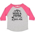 thumbnail image 3 of Inktastic Mimi and Papaw Love Me Boys or Girls Toddler T-Shirt, 3 of 5