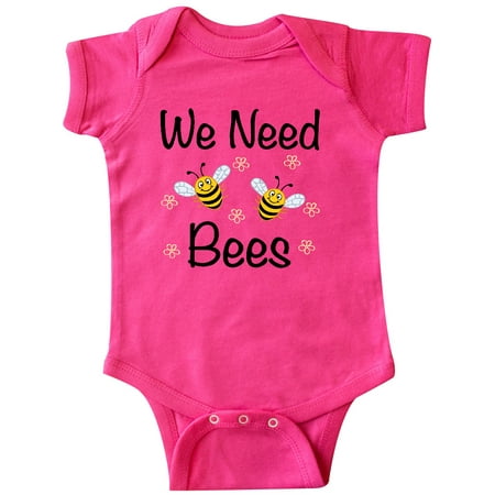 

Inktastic Beekeeping We Need Bees Gift Baby Boy or Baby Girl Bodysuit