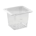 thumbnail image 3 of Camwear Food Pan Colander 1/6 Size Clear - 5'' Sixth Size Drainer Shelf for Food Prep, NSF Certified, Dishwasher Safe, 3 of 3