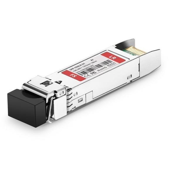 FS SFP-10G-LR Compatible SFP  10GBASE-LR 1310nm 10km DOM Duplex LC/UPC SMF Optical Transceiver Module