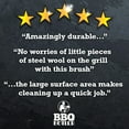 thumbnail image 6 of BBQ Butler Bristle Free Grill Brush - 360 Degree Grate Scraper - Stainless Steel, 6 of 7