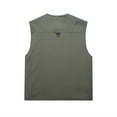 thumbnail image 5 of UVEASISHA Fishing Hiking Vests for Men Lightweight Outdoor Work Vest Big and Tall Quick Dry Cargo Vest Jacket Multi Pocket Casual Travel Jackets Army Green XXL, 5 of 6