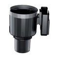 thumbnail image 3 of 2 in 1 Car Cup Holder Phone Mount Multifunctional Cell Phone Holder Adapter for Large Bottles Mug Diameter 4" Black 360 degree Rotation Base, 3 of 8