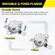 thumbnail image 3 of Uxcell 2 Paquete KSD301 Termostato 140°C/284°F 16A N.O Interruptor de Disco de Temperatura, 3 of 6
