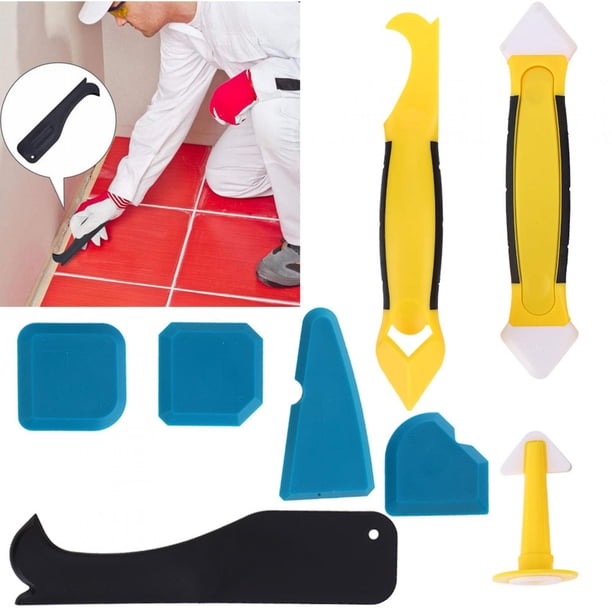 Raspador de Sellador de Silicona BuyWeek 8 Piezas Plástico Silicona