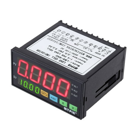 4 Digit Led Display Digital Weighing Controller Load-cells Indicator 1-4 Load Cell Signals Input 2 Relay Output 4 Digits LED Display ()