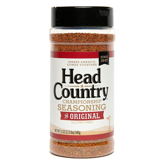 Head Country Bar-B-Q Original Championship Seasoning, 12 Ounce, Pack of 1