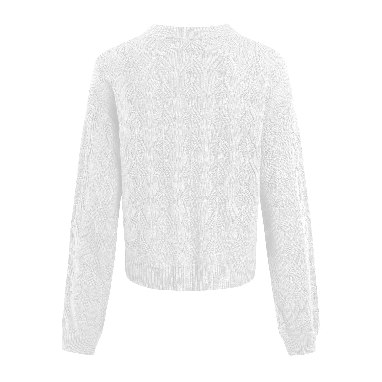 ASFGIMUJ Womens Cardigan Sweater, Crochet Knit Shrugged