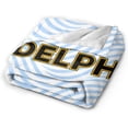 thumbnail image 2 of Adelphi University Logo Fleece Blanket, Very Soft Microfiber Flannel Blanket for Couch Warm and Cozy for All Seasons, Black, 2 of 6
