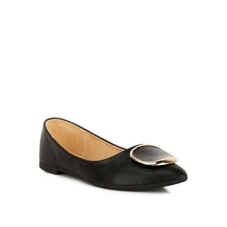 

Karder Brooch Detail Ballet Flats