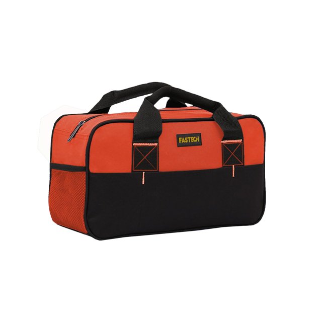 Bolsa para herramientas FASTECH, 14 pulgadas, boca ancha, impermeable, naranja