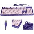 thumbnail image 3 of USB Clavier Clavier Pembe, Clavier de Sécurité Électrique pour Ordinateur Portable, Clavier Professionnel Professionnel, 3 of 5