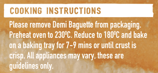 (3 pack) BFree Foods, Gluten Free, White (Bake at Home) Demi Baguettes, Size: 7.76oz, 2 Count