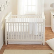 Breathablebaby 3pc Crib Bedding Set- Whi