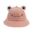 thumbnail image 1 of Sombrero De Pescador De Rana De Dibujos Animados, Sombrero De Cubo De Verano Para El Sol, Gorra De Pescador De Ala Ancha Para Adultos, Niños, Mujeres Y Hombres Yuarrent AP006172-09, 1 of 6