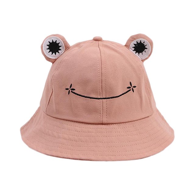 Sombrero De Pescador De Rana De Dibujos Animados, Sombrero De Cubo De Verano Para El Sol, Gorra De Pescador De Ala Ancha Para Adultos, Niños, Mujeres Y Hombres Yuarrent AP006172-09