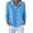 Blue, variant on Women's Solid Color Sweater Blazer Notched Lapel Button Down Outwear for Autumn