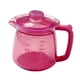 thumbnail image 1 of Tetera de silicona, jarra de agua, portátil, con mango ergonómico, dispensador de aceite, cafetera, tetera. rojo violáceo, 1 of 9