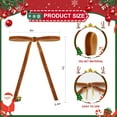 thumbnail image 2 of 36 Pcs Velvet Christmas Tree Bows 5x7 Inch Velvet Bows Door Garland Decor Vintage Wreath Bow for Wreaths Xmas Tree Home Decoration (Dark Brown, 2 of 14