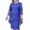 Blue, variant on Party Dresses for Women Holiday Party Dresses for Women Elegant Lace Embroidery Evening Dress Half Sleeve Women Casual Dresses