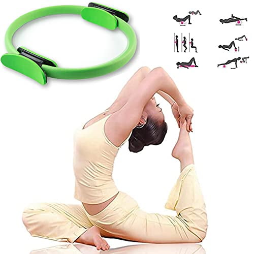redder Pilates Ring Fitness Circle Weight Loss Body Training Circle and Resistance Exercise Fitness Ring 15 inch