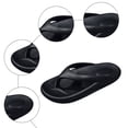 thumbnail image 5 of Rokment Orthopedic Cloud Pillow Slippers for Women Men Unisex Waterproof Swim Pool Arch Support Cushioned Flip Flops Beach Summer Water Sandals Indoor Outdoor Shower Slip on Slides Black Size 6, 5 of 7