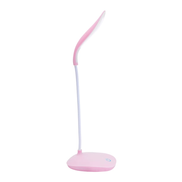 Lámpara de mesa D C5V 4W 14LEDs Lámpara de mesa Lámpara de escritorio al lado de la lámpara Control táctil sensible Diseño de tubo flexible flexible operado por USB / Célula recargable incorporada de Romacci Lámpara de mesa