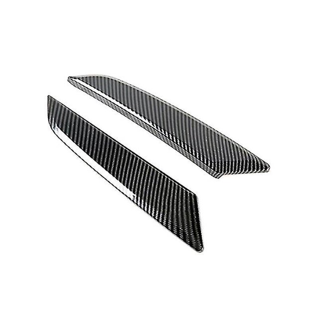 Embellecedor decorativo Yashi para puerta delantera interior Toyota Corolla 2 piezas Fibra de carbono ABS