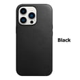 thumbnail image 1 of Soft Genuine Leather Case for iPhone 14 Pro Max Quality Business Case for iPhone 14 Plus Magnetic Charging Phone Back Cover, 1 of 5
