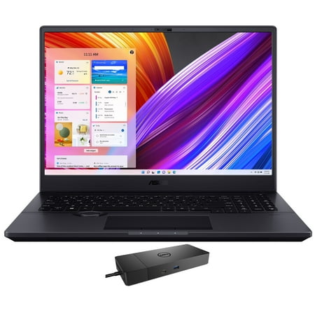 ASUS ProArt Studiobook H7600ZX Home/Business Laptop (Intel i7-12700H 14-Core, 16.0in 60Hz 3840x2400, GeForce RTX 3080 Ti, Win 11 Pro) with WD19S 180W Dock