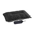 thumbnail image 2 of Almohada inflable para acampar, almohada de aire para viajes, cojín de respaldo para oficina, compacta Negro, 2 of 9